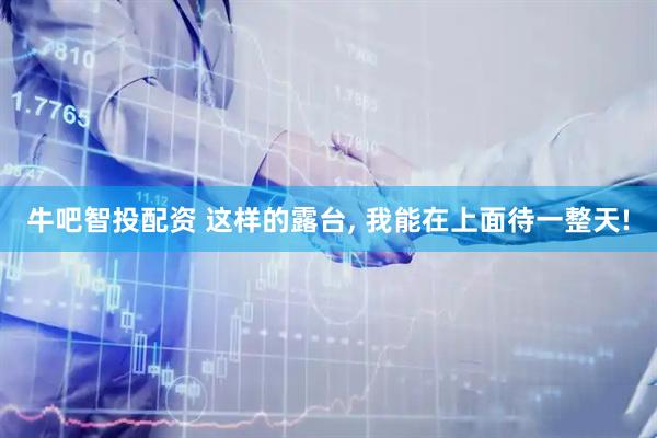 牛吧智投配资 这样的露台, 我能在上面待一整天!