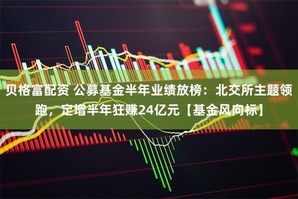 贝格富配资 公募基金半年业绩放榜:北交所主题领跑,定增半年狂赚24亿元【基金风向标】