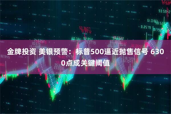 金牌投资 美银预警：标普500逼近抛售信号 6300点成关键阈值